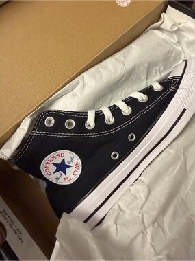 Converse Black and White High Top Sneakers